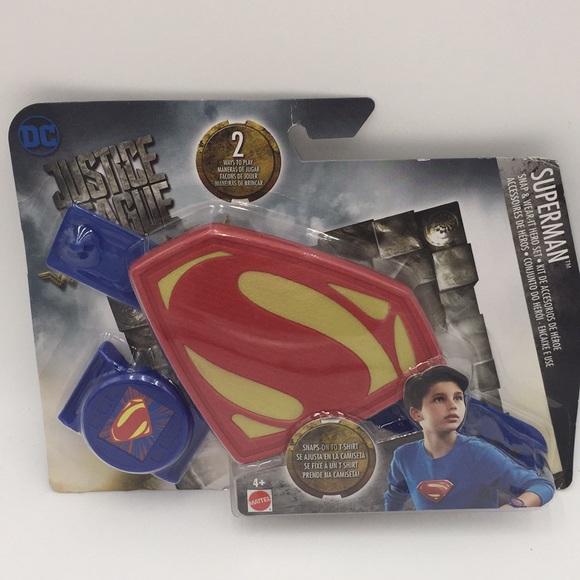 DC Justice League Superman Snap & Wear-It Hero Set Hasbro New in Package - Picture 9 of 9